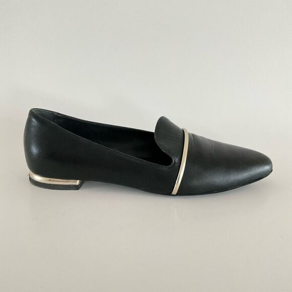 AGL Attilio Giusti Leombruni Leather Loafer Black 36.5 - Picture 2 of 11